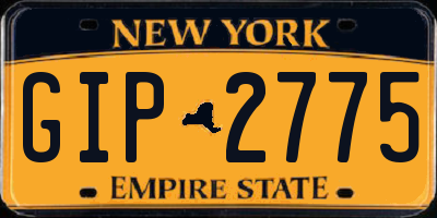 NY license plate GIP2775