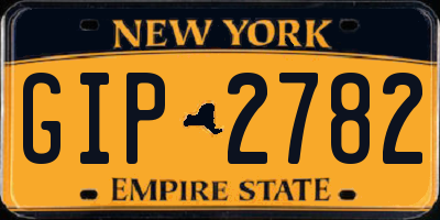 NY license plate GIP2782