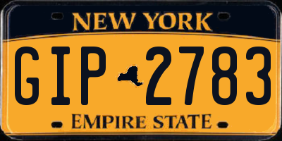 NY license plate GIP2783
