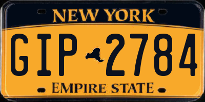 NY license plate GIP2784