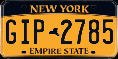 NY license plate GIP2785