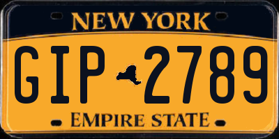 NY license plate GIP2789