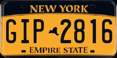 NY license plate GIP2816