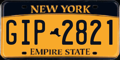 NY license plate GIP2821