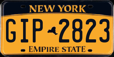 NY license plate GIP2823