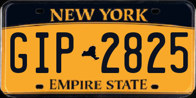 NY license plate GIP2825