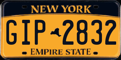 NY license plate GIP2832