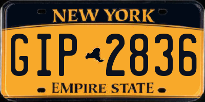 NY license plate GIP2836