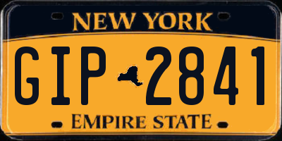 NY license plate GIP2841