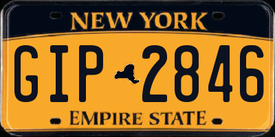 NY license plate GIP2846