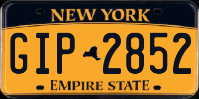 NY license plate GIP2852