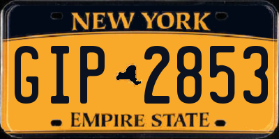 NY license plate GIP2853