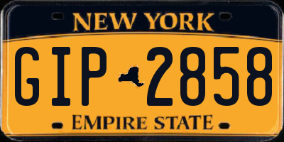 NY license plate GIP2858