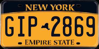 NY license plate GIP2869