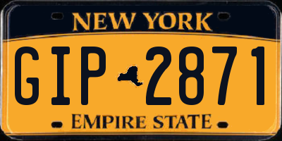 NY license plate GIP2871
