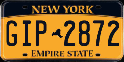 NY license plate GIP2872