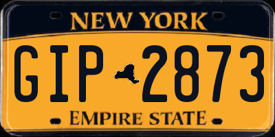 NY license plate GIP2873