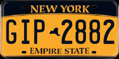 NY license plate GIP2882