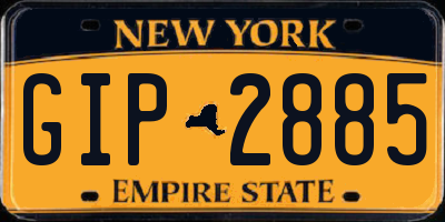 NY license plate GIP2885