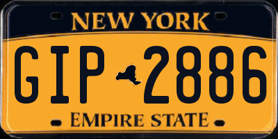 NY license plate GIP2886