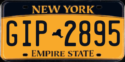 NY license plate GIP2895