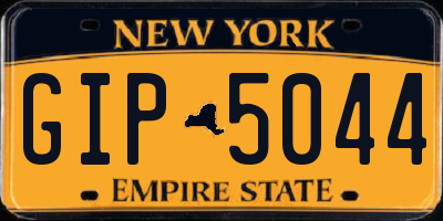NY license plate GIP5044