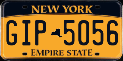 NY license plate GIP5056