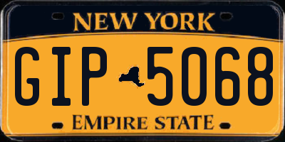 NY license plate GIP5068