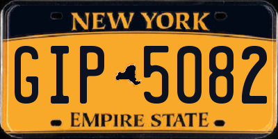 NY license plate GIP5082