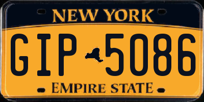 NY license plate GIP5086