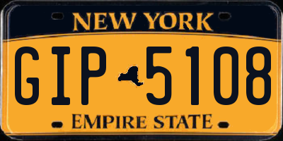 NY license plate GIP5108