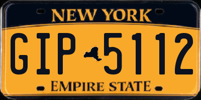 NY license plate GIP5112