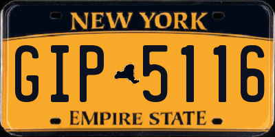 NY license plate GIP5116