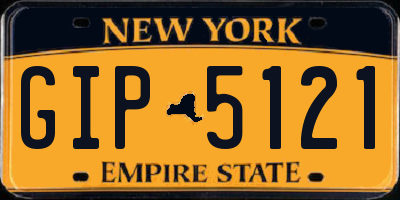 NY license plate GIP5121