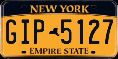 NY license plate GIP5127