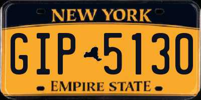 NY license plate GIP5130