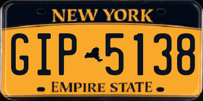 NY license plate GIP5138