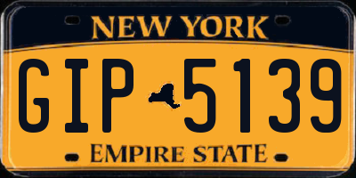 NY license plate GIP5139