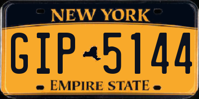 NY license plate GIP5144
