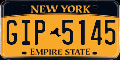 NY license plate GIP5145