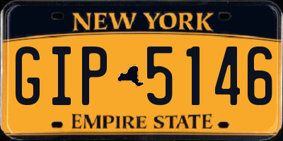 NY license plate GIP5146