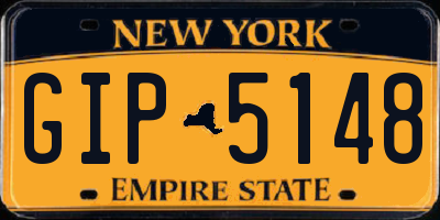NY license plate GIP5148