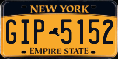 NY license plate GIP5152
