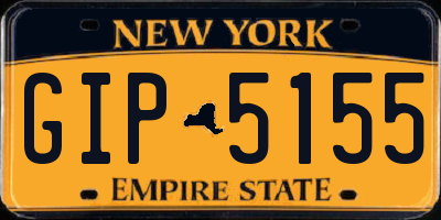 NY license plate GIP5155