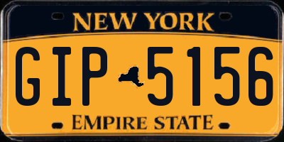 NY license plate GIP5156
