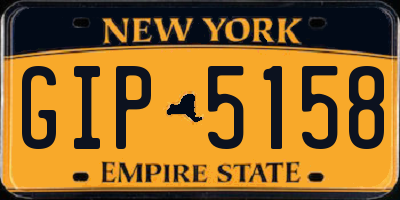 NY license plate GIP5158