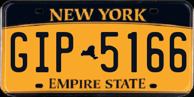 NY license plate GIP5166