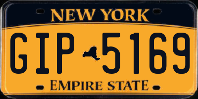 NY license plate GIP5169