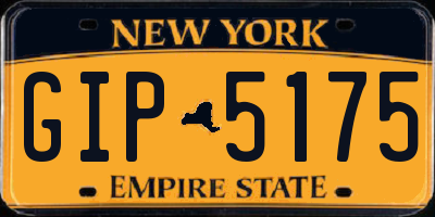 NY license plate GIP5175