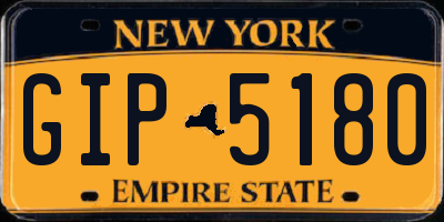 NY license plate GIP5180